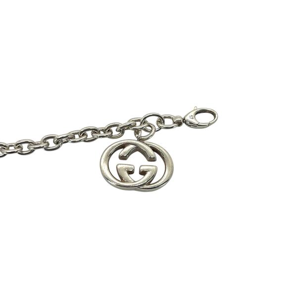 Gucci GG Sterling Silver Charm Bracelet - Picture 4 of 9